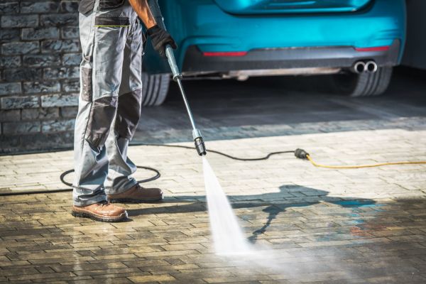 Driveway Pressure Washing in Waukesha