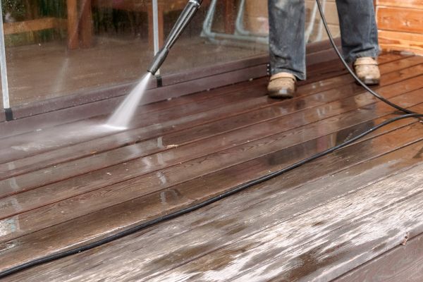 Pool Deck Power Washing in Waukesha