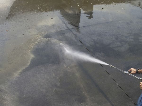 Exterior Floor Cleaning in Waukesha