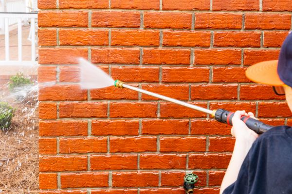 Wall Pressure Washing in Waukesha